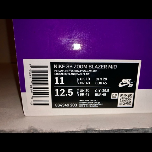 BRAND NEW Nike SB Zoom Blazer Mid Sz. 11 - Picture 9 of 9